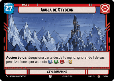 Aguja de Stygeon