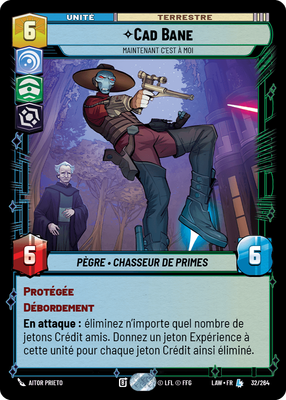 Cad Bane - carte Star Wars Unlimited