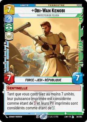 Obi-Wan Kenobi - carte Star Wars Unlimited