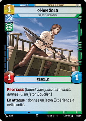 Han Solo - carte Star Wars Unlimited