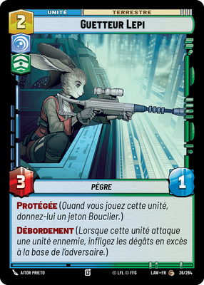 Guetteur Lepi - carte Star Wars Unlimited