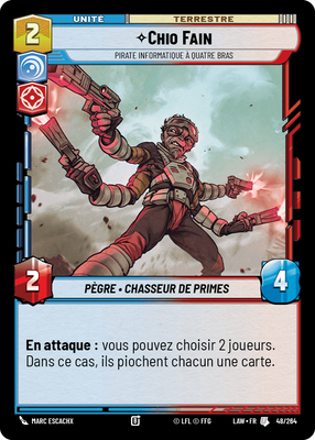 Chio Fain - carte Star Wars Unlimited