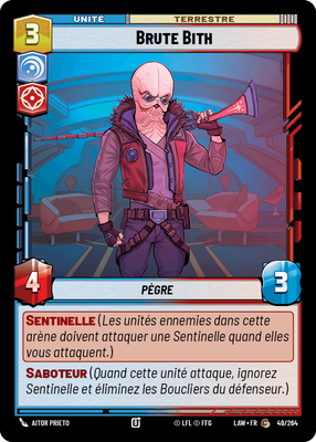 Brute Bith - carte Star Wars Unlimited