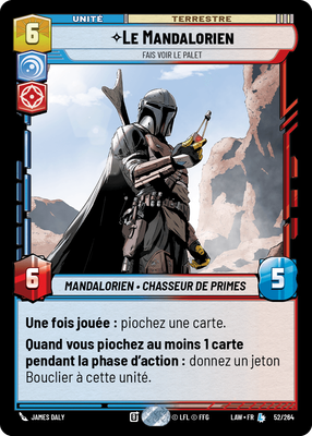 Le Mandalorien - carte Star Wars Unlimited