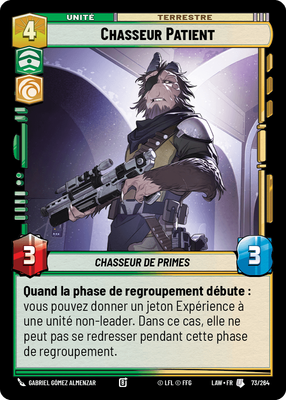 Chasseur Patient - carte Star Wars Unlimited