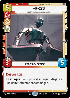 K-2SO - carte Star Wars Unlimited