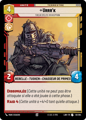 Urrr'k - carte Star Wars Unlimited