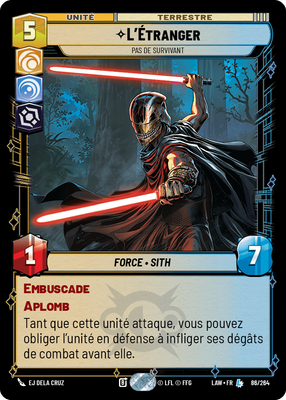 L'Étranger - carte Star Wars Unlimited