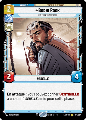 Bodhi Rook - carte Star Wars Unlimited