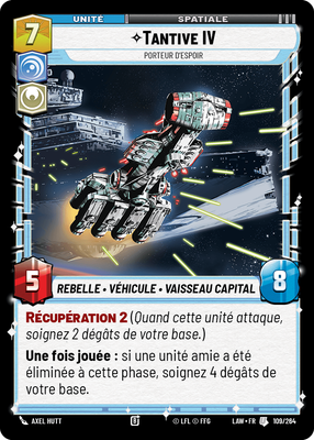 Tantive IV - carte Star Wars Unlimited