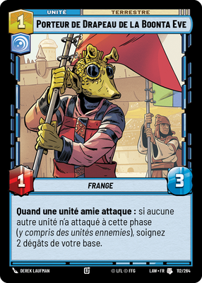 Porteur de Drapeau de la Boonta Eve - carte Star Wars Unlimited
