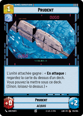 Prudent - carte Star Wars Unlimited