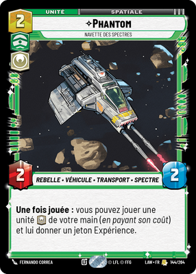 Phantom - carte Star Wars Unlimited