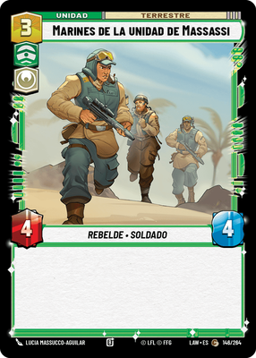Marines de la unidad de Massassi
