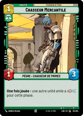 Chasseur Mercantile - carte Star Wars Unlimited
