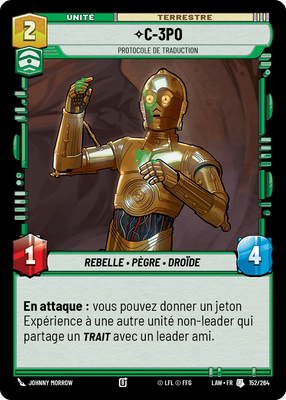 C-3PO - carte Star Wars Unlimited