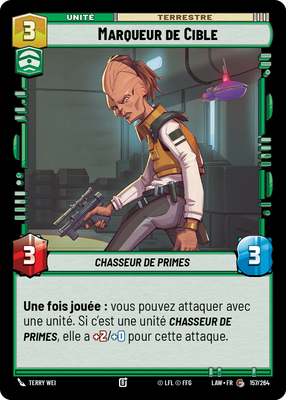 Marqueur de Cible - carte Star Wars Unlimited