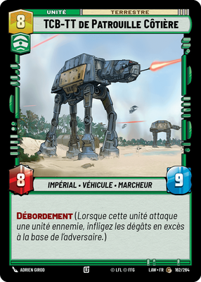 TCB-TT de Patrouille Côtière - carte Star Wars Unlimited
