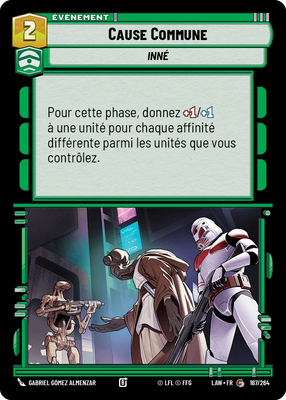 Cause Commune - carte Star Wars Unlimited