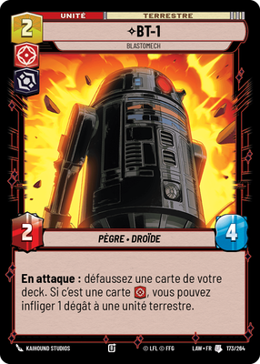 BT-1 - carte Star Wars Unlimited