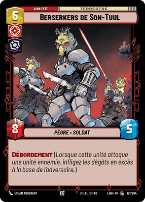 Berserkers de Son-Tuul - carte Star Wars Unlimited
