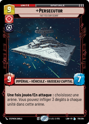 Persecutor - carte Star Wars Unlimited