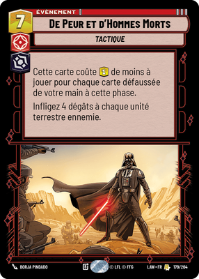 De Peur et d'Hommes Morts - carte Star Wars Unlimited