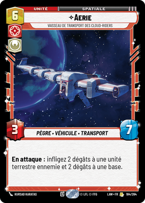 Aerie - carte Star Wars Unlimited
