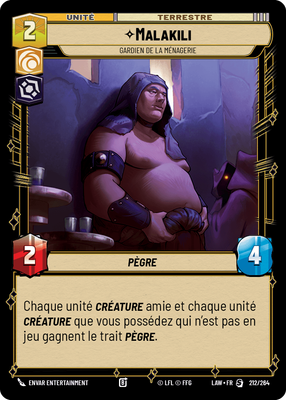 Malakili - carte Star Wars Unlimited