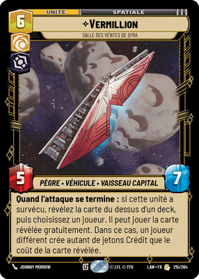 Vermillion - carte Star Wars Unlimited