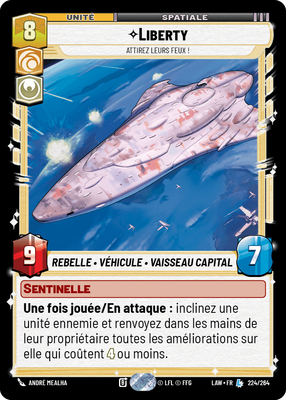 Liberty - carte Star Wars Unlimited