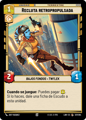 Recluta retropropulsada<return>