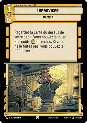 Improviser - carte Star Wars Unlimited