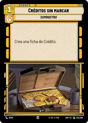 Créditos sin marcar<return>