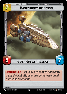 Mastodonte de Kessel - carte Star Wars Unlimited