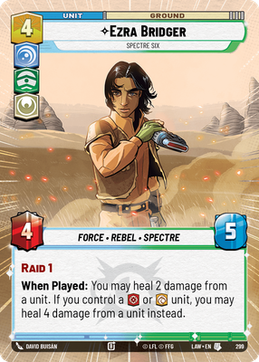 Ezra Bridger LAW 299