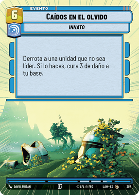 Caídos en el olvido