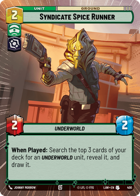 Syndicate Spice Runner LAW 400