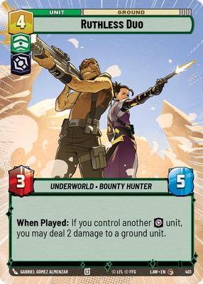 Ruthless Duo LAW 401