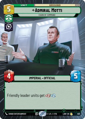 Admiral Motti LAW 403