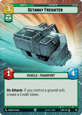 Getaway Freighter LAW 419