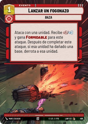 Lanzar un fogonazo<return>