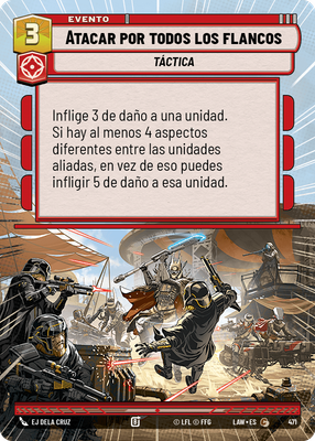 Atacar por todos los flancos