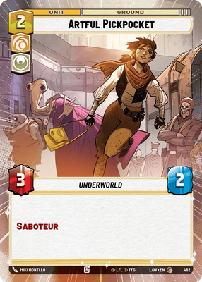 Artful Pickpocket LAW 482