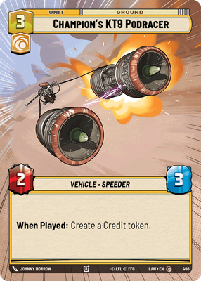 Champion's KT9 Podracer LAW 496