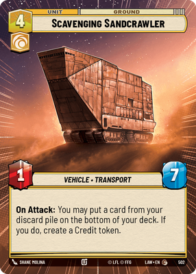 Scavenging Sandcrawler LAW 502