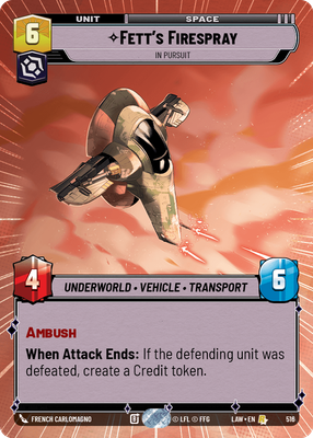 Fett's Firespray LAW 516