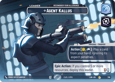 Agent Kallus LAW 769