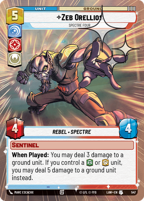 Zeb Orellios LAW 547