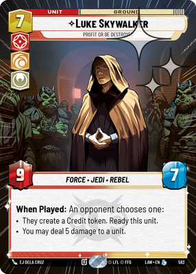 Luke Skywalker LAW 582